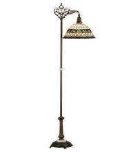 Meyda Green 65839 - 70"H Tiffany Roman Bridge Arm Floor Lamp