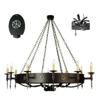 Meyda Green 67720 - 66"W Warwick 12 LT Chandelier