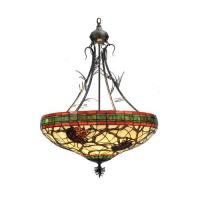 Meyda Green 68068 - 24"W Pinecone Inverted Pendant