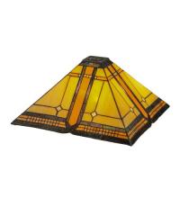 Meyda Green 81091 - 17.5"Sq Sierra Prairie Mission Shade