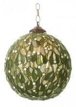 Meyda Green 81735 - 12" Wide Mistletoe Ball Pendant