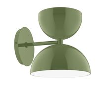 Montclair Light Works SCIX449-22-L10 - 8&#34; Nest LED Wall Sconce, Fern Green