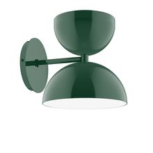 Montclair Light Works SCIX449-42-L10 - 8&#34; Nest LED Wall Sconce, Forest Green