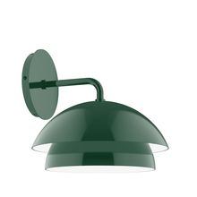 Montclair Light Works SCJX445-42-L10 - 10&#34; Nest LED Wall Sconce, Forest Green