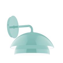 Montclair Light Works SCJX445-48-L10 - 10&#34; Nest LED Wall Sconce, Sea Green