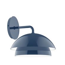 Montclair Light Works SCJX445-50-L10 - 10&#34; Nest LED Wall Sconce, Navy