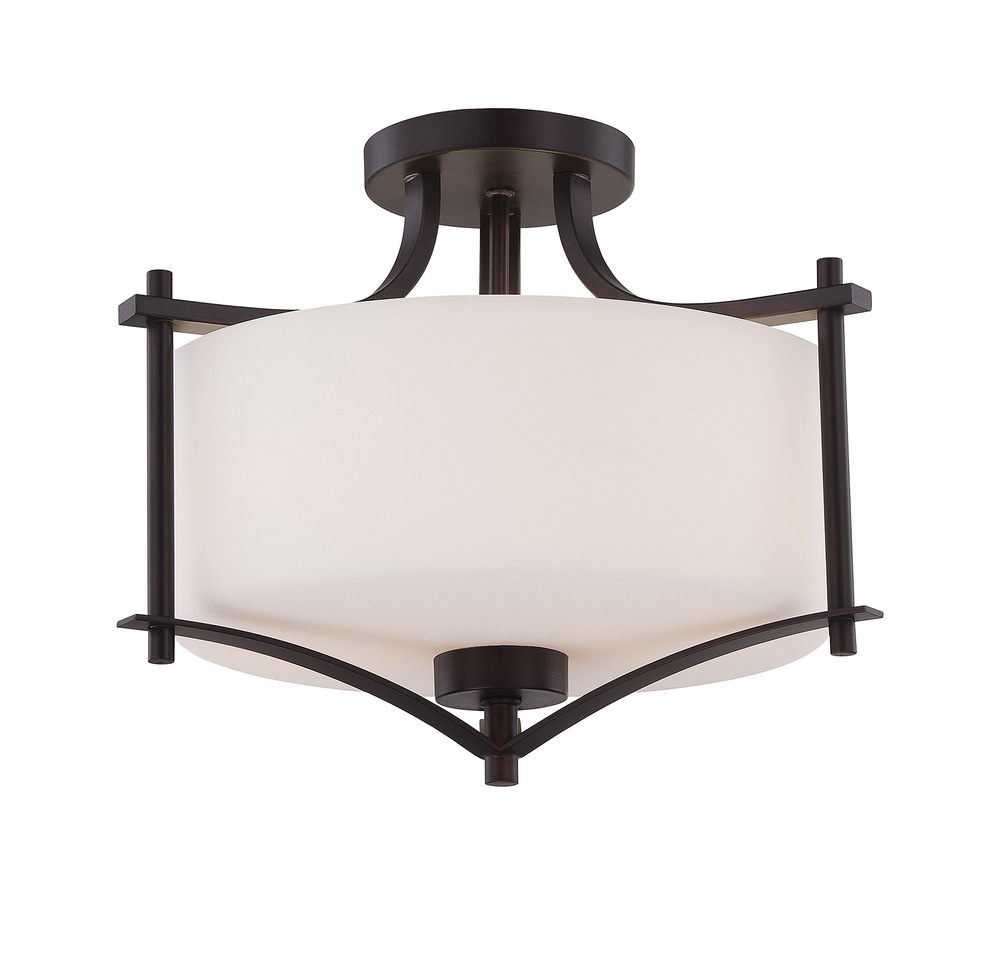 Colton 2-Light Ceiling Light in English Bronze