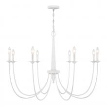 Savoy House 1-1202-8-83 - Stonecrest 8-Light Chandelier in Bisque White