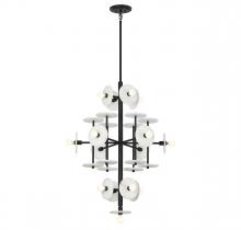 Savoy House 1-1592-15-50 - Amani 15-Light Chandelier in Black Cashmere