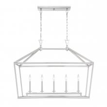 Savoy House 1-424-5-SN - Townsend 5-Light Linear Chandelier in Satin Nickel