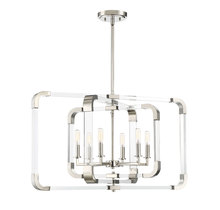 Savoy House 7-1660-6-109 - Rotterdam 6-light Pendant In Polished Nickel