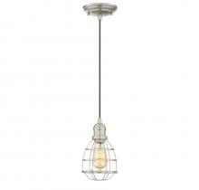 Savoy House 7-4130-1-SN - Vintage 1-Light Mini-Pendant in Satin Nickel