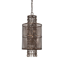 Savoy House 7-7602-4-131 - Guilded Bronze Drum Shade Pendant