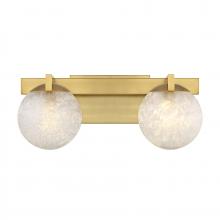 Savoy House 8-1017-2-322 - Darien 2-Light Bathroom Vanity Light in Warm Brass