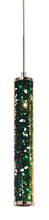 Stone Lighting PD224EMPCLEDM - Pendant Jazz Venti Crystal Emerald PC 5.88W 3000K Monopoint