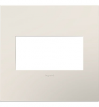 Legrand AWP2GLA4 - adorne? Satin Light Almond Two-Gang Screwless Wall Plate