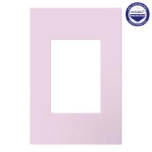 Legrand AWP1G3RA - Adorne® Rosa One-Gang Screwless Wall Plate with Microban®