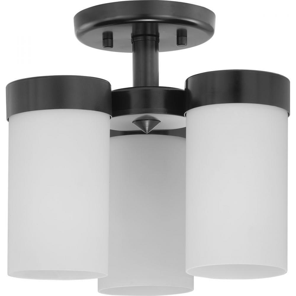 Elevate Collection Three-Light 11-3/4" Flush Mount