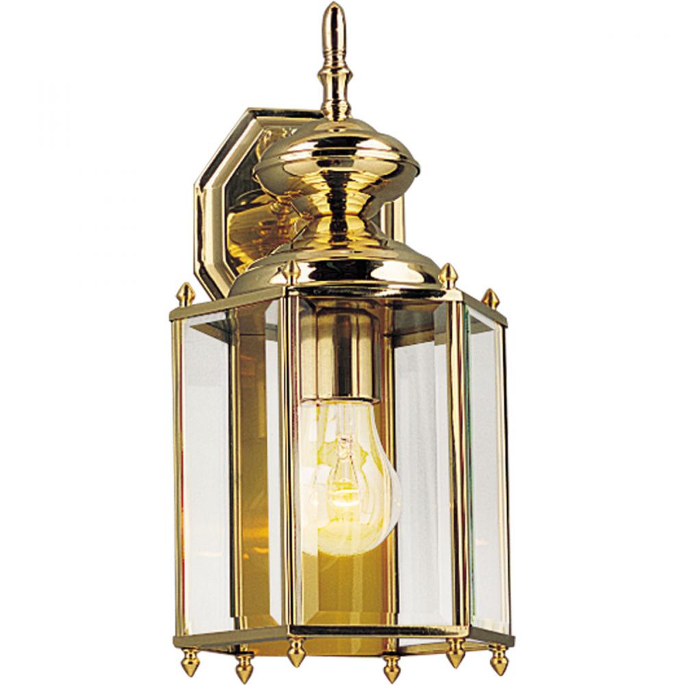 BrassGUARD Collection One-Light Wall Lantern