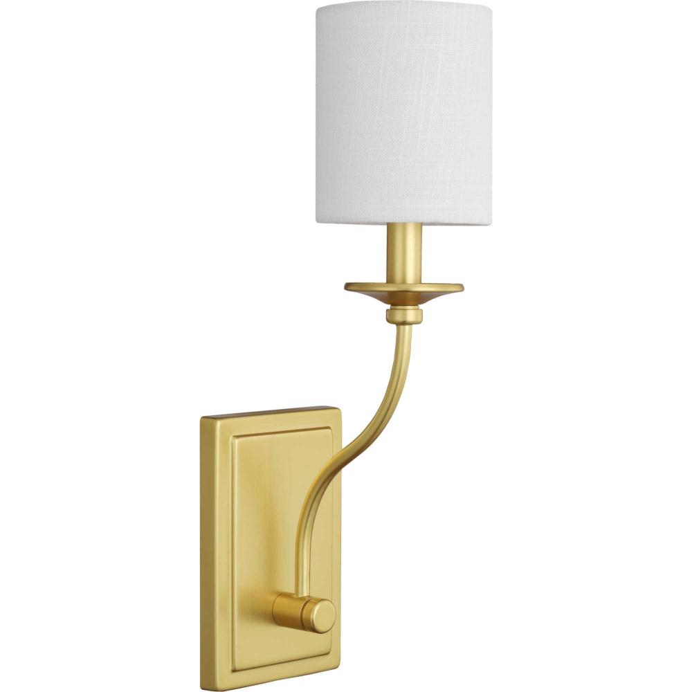 Bonita Collection Satin Brass One-Light Wall Sconce