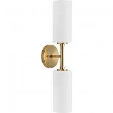  P710116-163 - Cofield Collection Two-Light Vintage Brass Transitional Wall Bracket