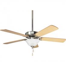 Progress P2522-09 - AirPro Collection 52" Builder Three-Light Five-Blade Ceiling Fan