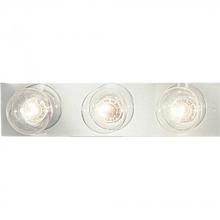 Progress P3333-15 - Broadway Collection Three-Light Polished Chrome Traditional Bath Vanity Light