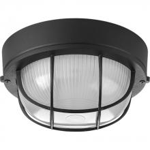  P3709-31 - One-Light Bulkhead 7-7/8" Flush Mount