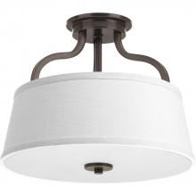 Progress P3720-20 - Arden Collection Two-Light 14" Semi-Flush Convertible