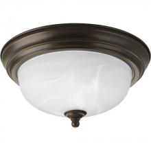 Progress P3924-20 - One-Light Dome Glass 11-3/8" Close-to-Ceiling