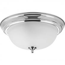  P3925-15ET - Two-Light Dome Glass 13-1/4" Close-to-Ceiling