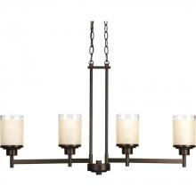 Progress P4619-20 - Alexa Collection Four-Light Linear Chandelier