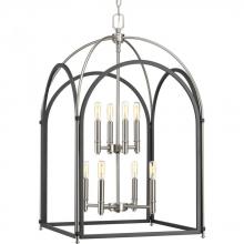 Progress P500040-143 - Westfall Collection Eight-light Largel Foyer Pendant