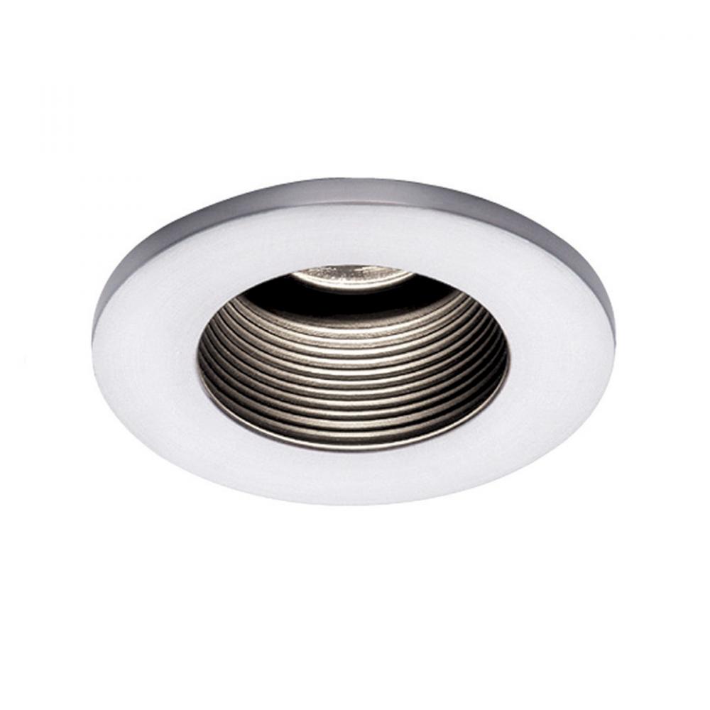 One Light White Recessed Lighting Trim