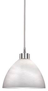 One Light Nickel Track Pendant