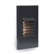 WAC US WL-LED220-AM-BK - LED Vertical Louvered Step and Wall Light