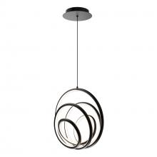  PD-81513-30-BK - Hoopla Pendant Light