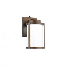  WS-W250110-CS-BZ - Lantern 10" LED WALL SCONCE 5CCT BZ