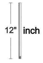 WAC US XF-12-MB - FAN DOWNROD 12IN - MB