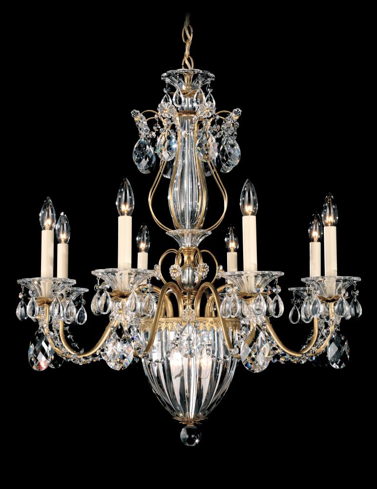 Bagatelle 11 Light 120V Chandelier in Etruscan Gold with Crystals from Swarovski®