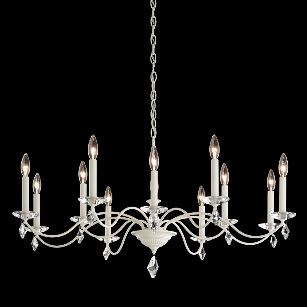 Modique 12 Light 120V Chandelier in Heirloom Bronze with Heritage Handcut Crystal