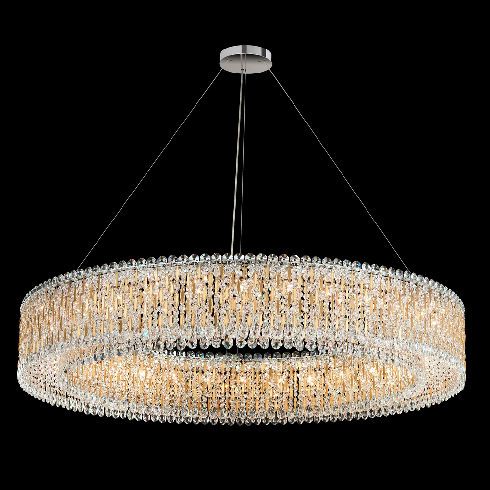 Sarella 32 Light 120V Pendant in Heirloom Gold with Clear Radiance Crystal