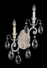 Schonbek 1870 3758-48S - Renaissance 2 Light 120V Right Wall Sconce in Antique Silver with Clear Crystals from Swarovski