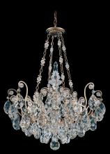 Schonbek 1870 3787-48S - Renaissance 8 Light 120V Pendant in Antique Silver with Clear Crystals from Swarovski