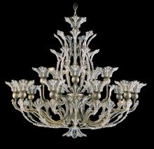 Schonbek 1870 7864-48R - Rivendell 16 Light 120V Chandelier in Antique Silver with Radiance Crystal