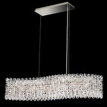 Schonbek 1870 RS8346N-51S - Sarella 7 Light 120V Linear Pendant in Black with Clear Crystals from Swarovski