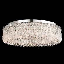 Schonbek 1870 RS8347N-06S - Sarella 12 Light 120V Flush Mount in White with Clear Crystals from Swarovski