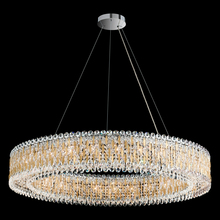 Schonbek 1870 RS8350N-06S - Sarella 27 Light 120V Pendant in White with Clear Crystals from Swarovski