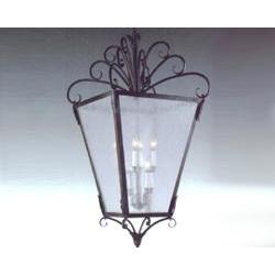 Bronze Seedy Glass Framed Glass Foyer Hall Fixture