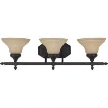 Maxim 10158WSOI - Three Light Oil Rubbed Bronze Wilshire Glass Vanity